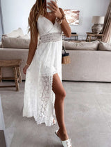 Boho Lace Maxi Dress - SORTYGO