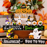 Boo to You Halloween Pumpkin Sign Set - SORTYGO