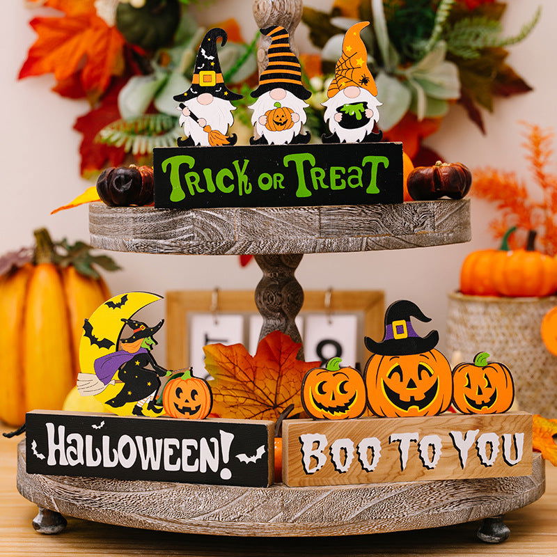 Boo to You Halloween Pumpkin Sign Set - SORTYGO