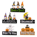 Boo to You Halloween Pumpkin Sign Set - SORTYGO