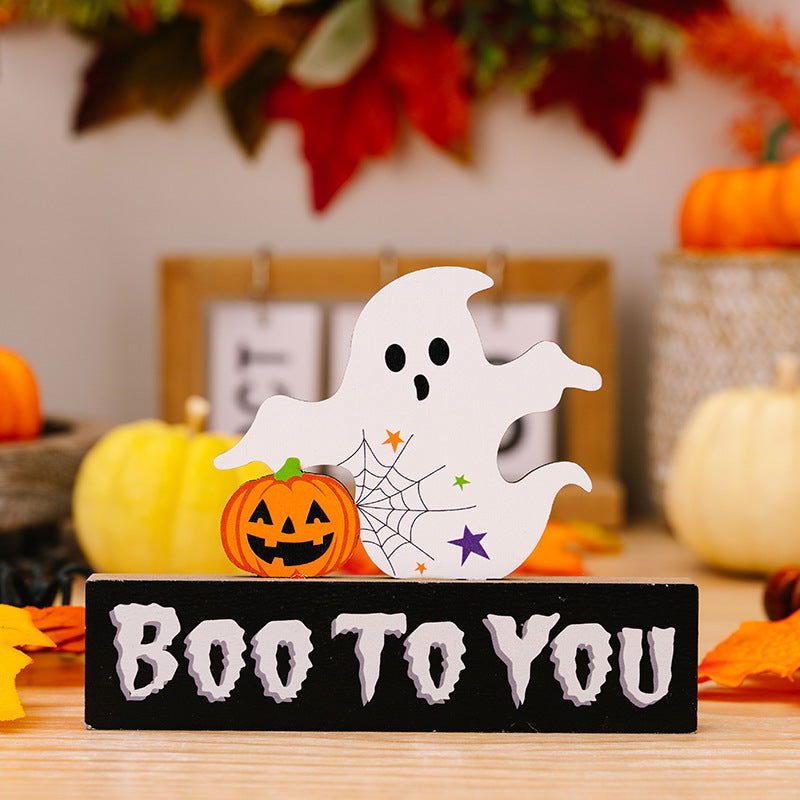 Boo to You Halloween Pumpkin Sign Set - SORTYGO