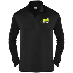 SORTYGO - Game Racing Men Quarter Zip Pullover in Black