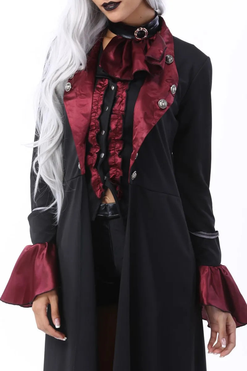 SORTYGO - Gothic Vampire Aristocrat Costume Set in