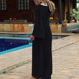 SORTYGO - Seaside Elegance Knit Maxi Dress in