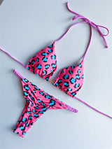 SORTYGO - Vibrant Leopard Brazilian Bikini Set in XHD003