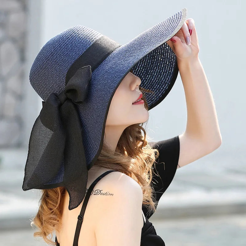 SORTYGO - Summer Seaside Brimmed Straw Hat in 6 One Size
