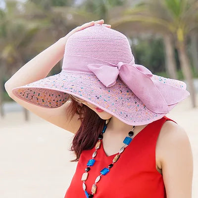 SORTYGO - Summer Seaside Brimmed Straw Hat in 4 One Size