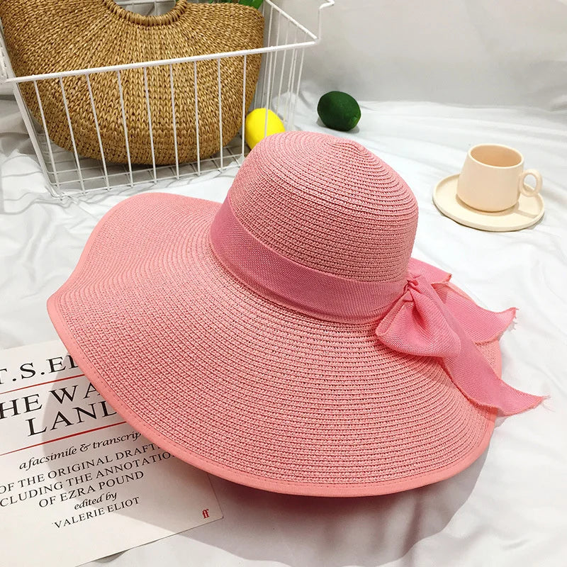 SORTYGO - Summer Seaside Brimmed Straw Hat in 9 One Size