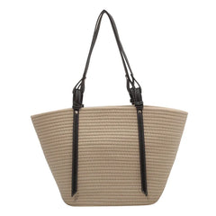 SORTYGO - Rope Woven Tote in Beige One Size