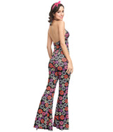 SORTYGO - Retro Flower Power Hippie Costume Set in