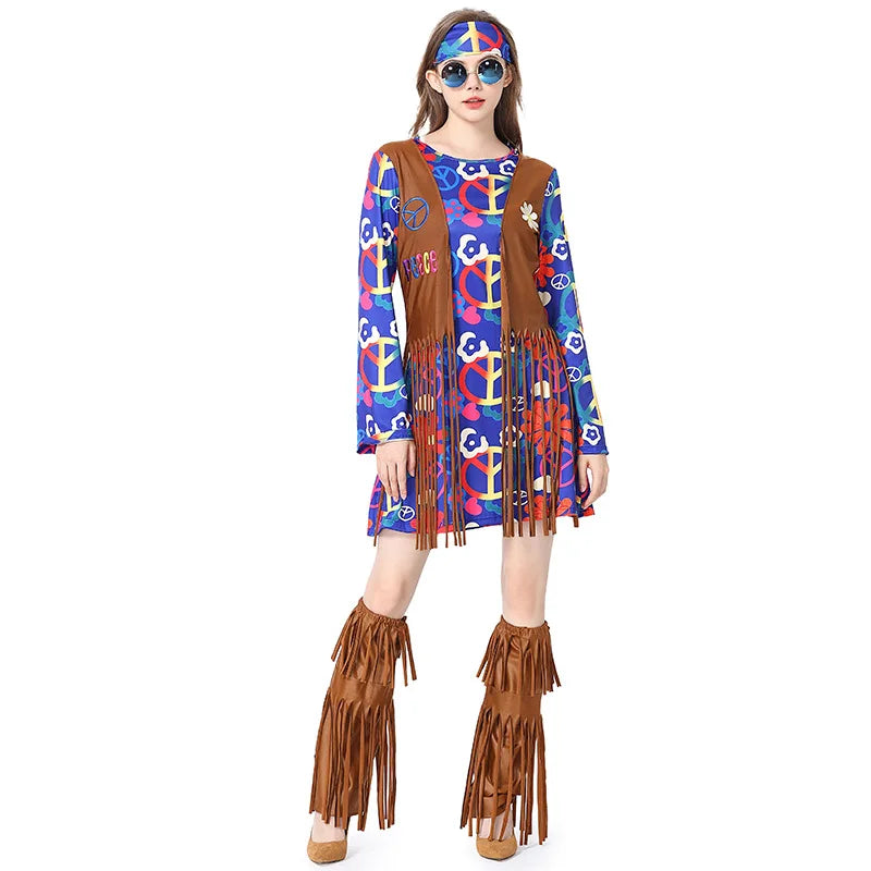 SORTYGO - Groovy Hippie Vibes Costume Set in Blue