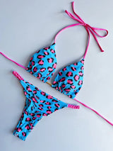 SORTYGO - Vibrant Leopard Brazilian Bikini Set in XHD006