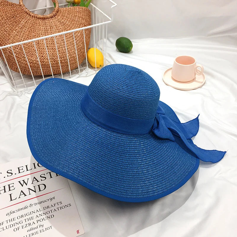 SORTYGO - Summer Seaside Brimmed Straw Hat in 16 One Size