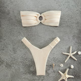 SORTYGO - Elegant Brazilian Bikini Set in Ivory