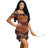 SORTYGO - Tribal Huntress Costume Set in Brown