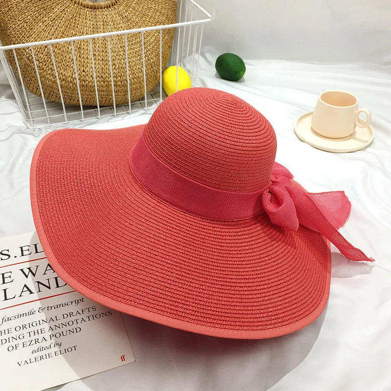 SORTYGO - Summer Seaside Brimmed Straw Hat in 11 One Size