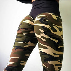 SORTYGO - Camouflage Booty Lifting Leggings in green