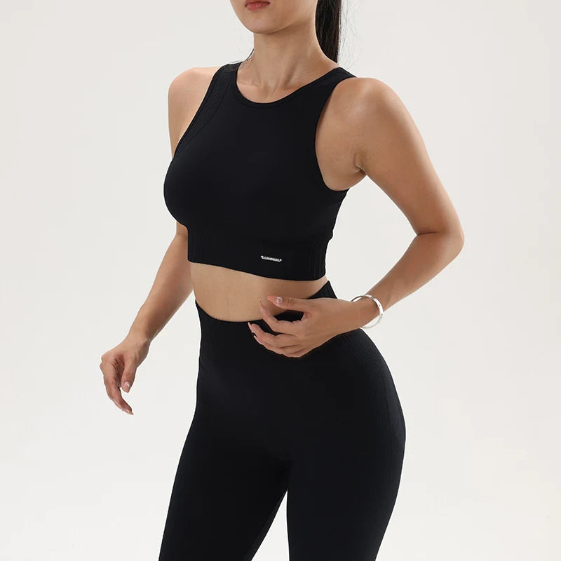 SORTYGO - VitalityFit Seamless Yoga Set in Black suits