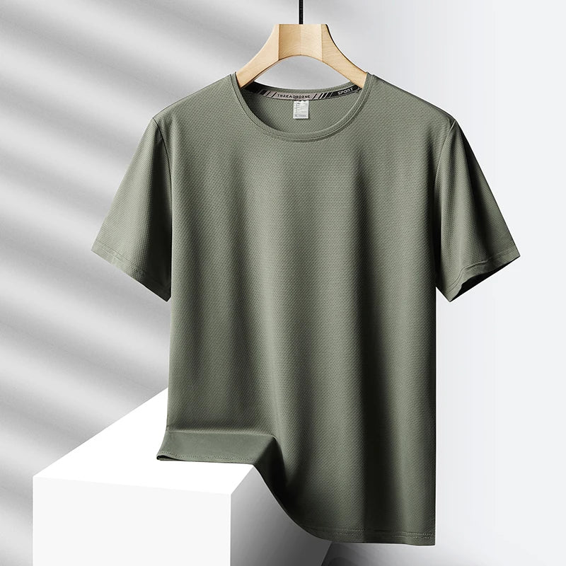 SORTYGO - Quick-Dry Short Sleeve Summer Casual T-Shirt in T888 D Green