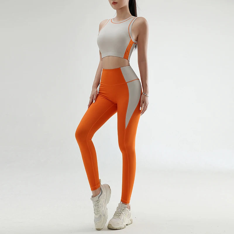 SORTYGO - DynamicFit Yoga Ensemble in Orange suits