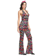 SORTYGO - Retro Flower Power Hippie Costume Set in