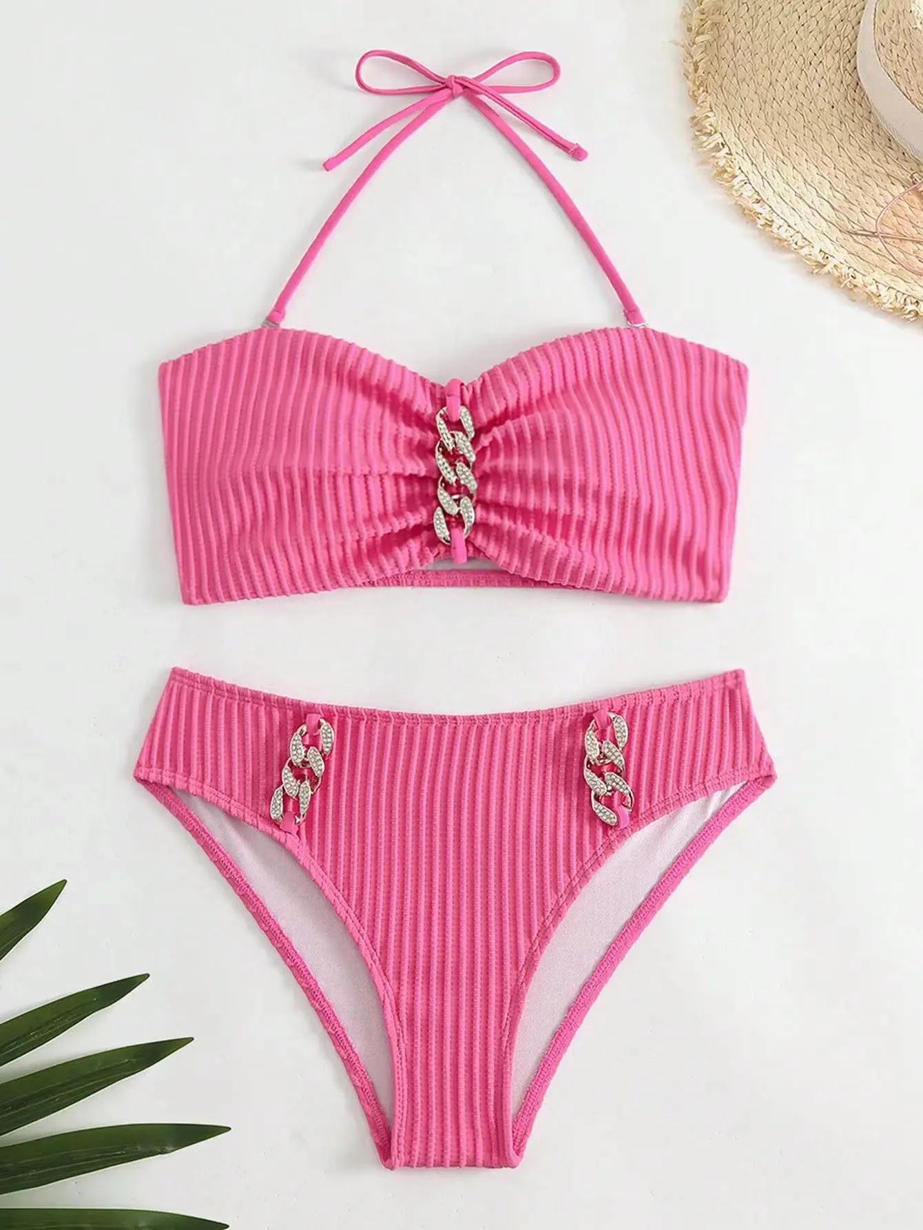 SORTYGO - Glamorous High-Waisted Bikini Set in