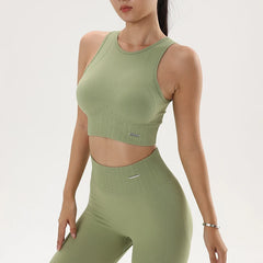 SORTYGO - VitalityFit Seamless Yoga Set in Green suits