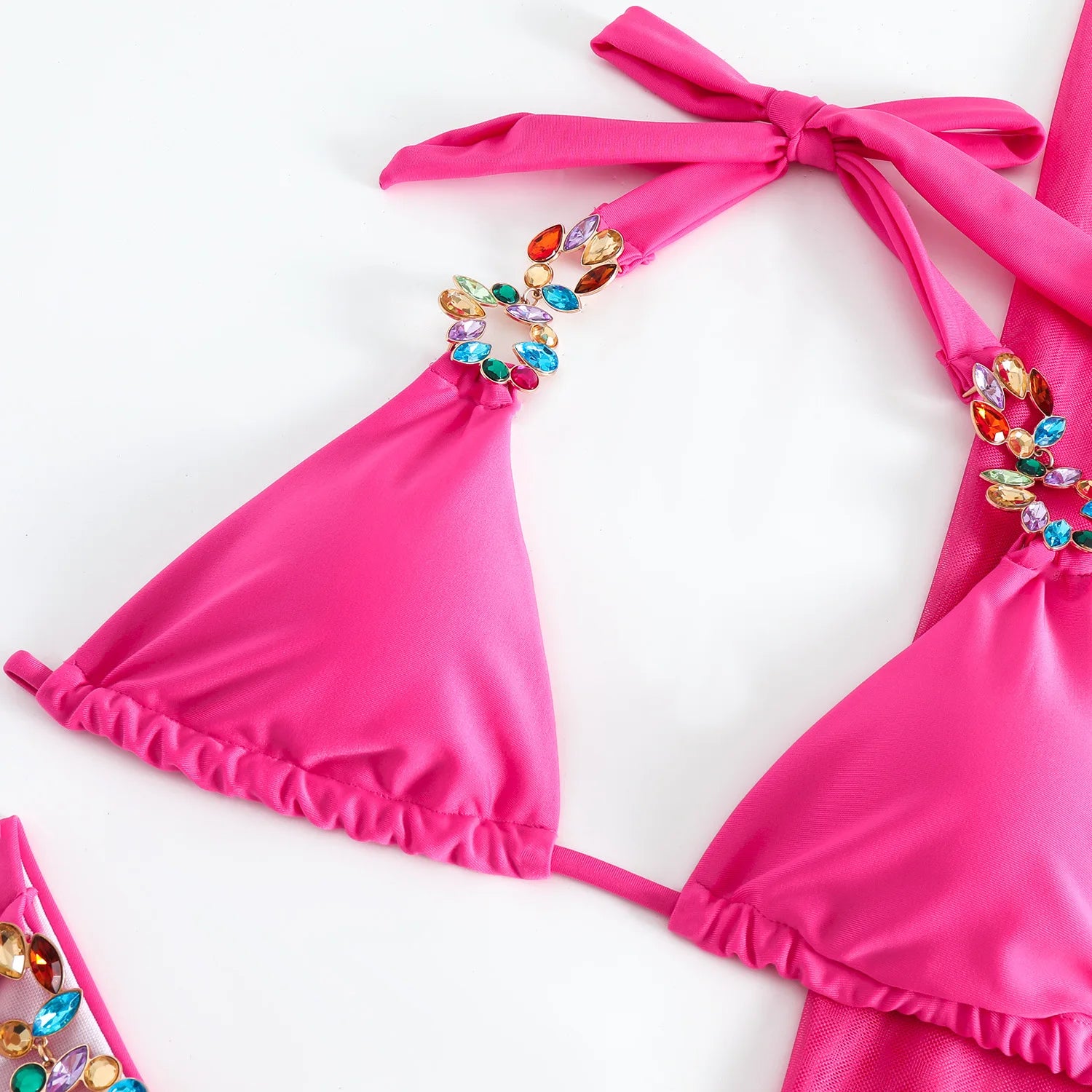 SORTYGO - Glow Rhinestone Bikini Set in