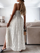 SORTYGO - Boho Lace Maxi Dress in