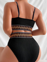 SORTYGO - Ethnic Style High-Waisted Bikini Set in