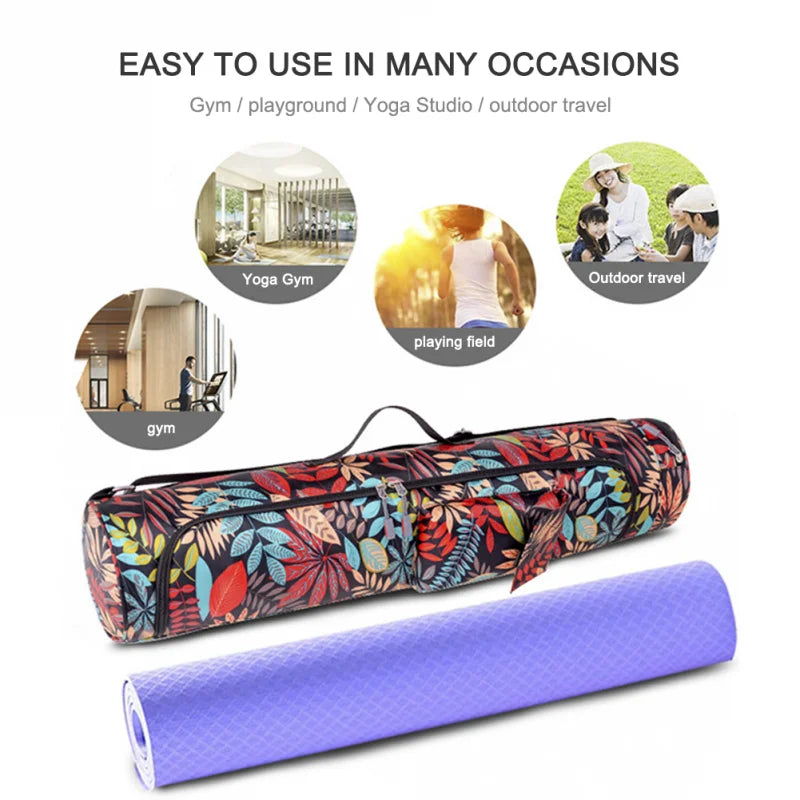 SORTYGO - Printed Waterproof Yoga Mat Bag Pilates in