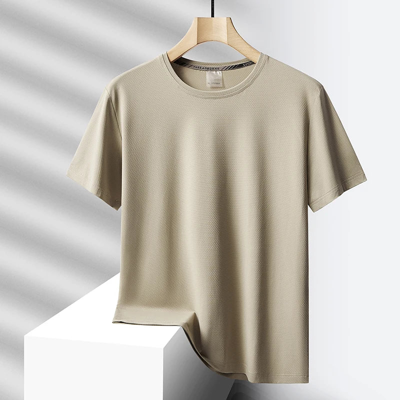 SORTYGO - Quick-Dry Short Sleeve Summer Casual T-Shirt in T888 Khaki