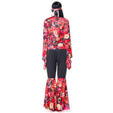 SORTYGO - Retro Flower Power Hippie Costume Set in