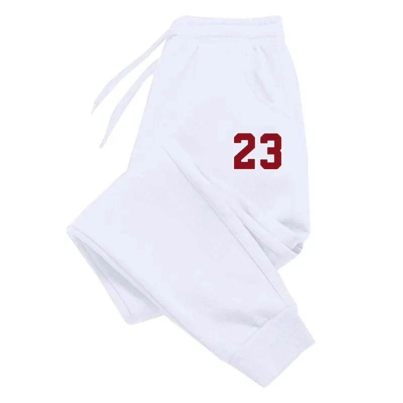 SORTYGO - Men's Varsity Joggers in White