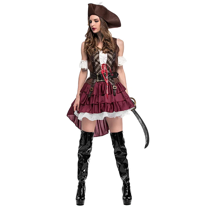 SORTYGO - Seductive Swashbuckler Pirate Costume Set in