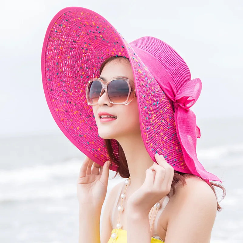 SORTYGO - Summer Seaside Brimmed Straw Hat in 5 One Size