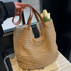 SORTYGO - Elegant Boho Summer Woven Tote Bag in