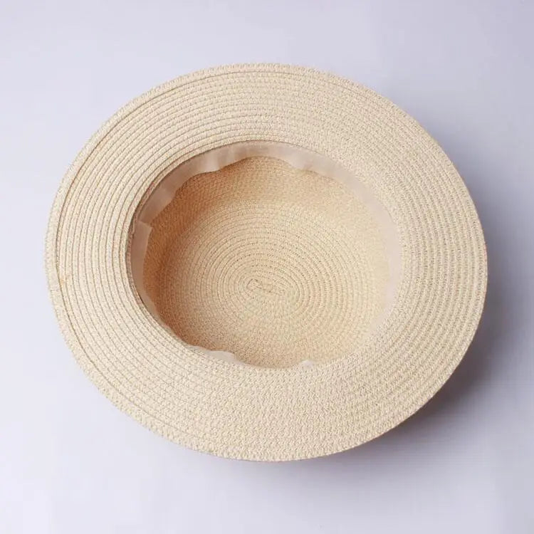 SORTYGO - Summer Beach Bowknot Straw Hat in