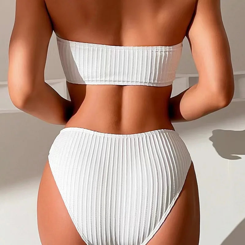 SORTYGO - Glamorous High-Waisted Bikini Set in