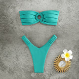 SORTYGO - Elegant Brazilian Bikini Set in Turquoise