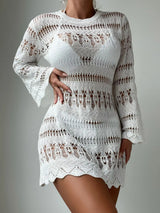 SORTYGO - Long Sleeve Knit Beach Dress in