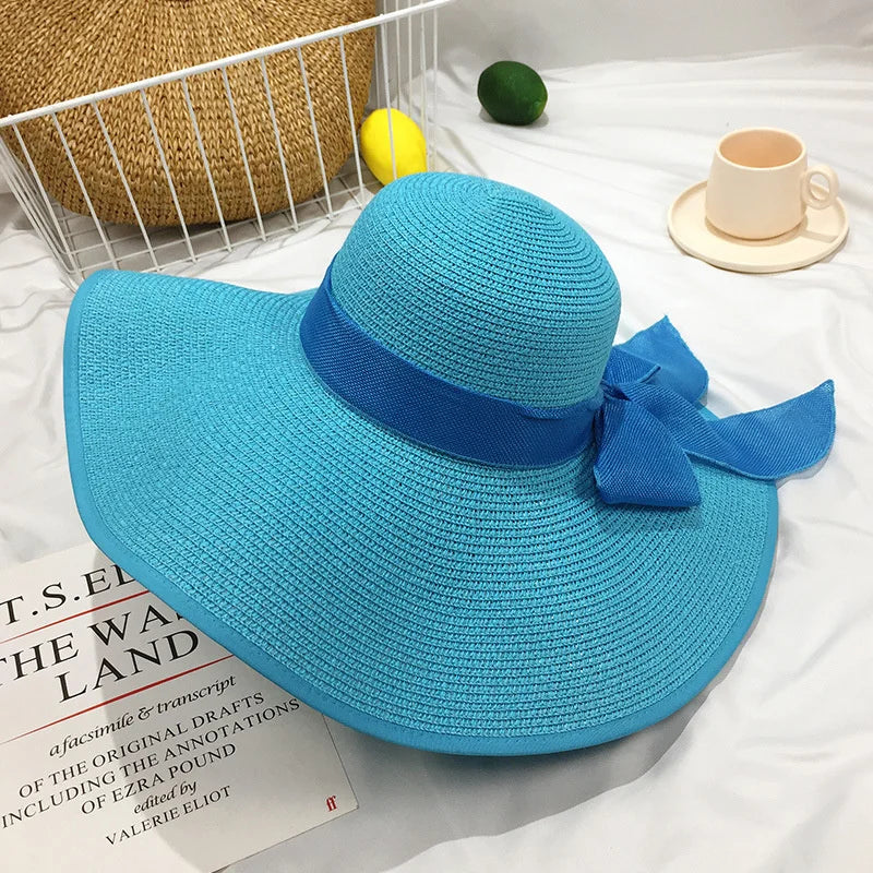 SORTYGO - Summer Seaside Brimmed Straw Hat in 14 One Size