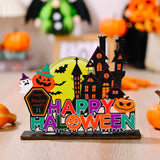 SORTYGO - Colorful Halloween Sign Ornaments in Style E One Size