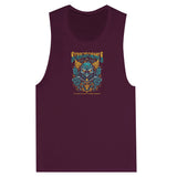 SORTYGO - Strigiformes Women Muscle Tank in Maroon