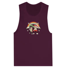 SORTYGO - Nature Mascot Women Muscle Tank in Maroon