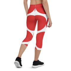 SORTYGO - Red 20 Capri Leggings in