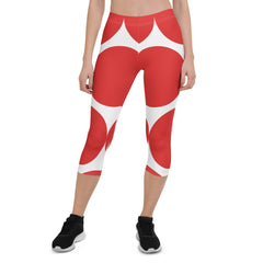 SORTYGO - Red 20 Capri Leggings in XL