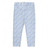 SORTYGO - Blue Geometry Capri Leggings in