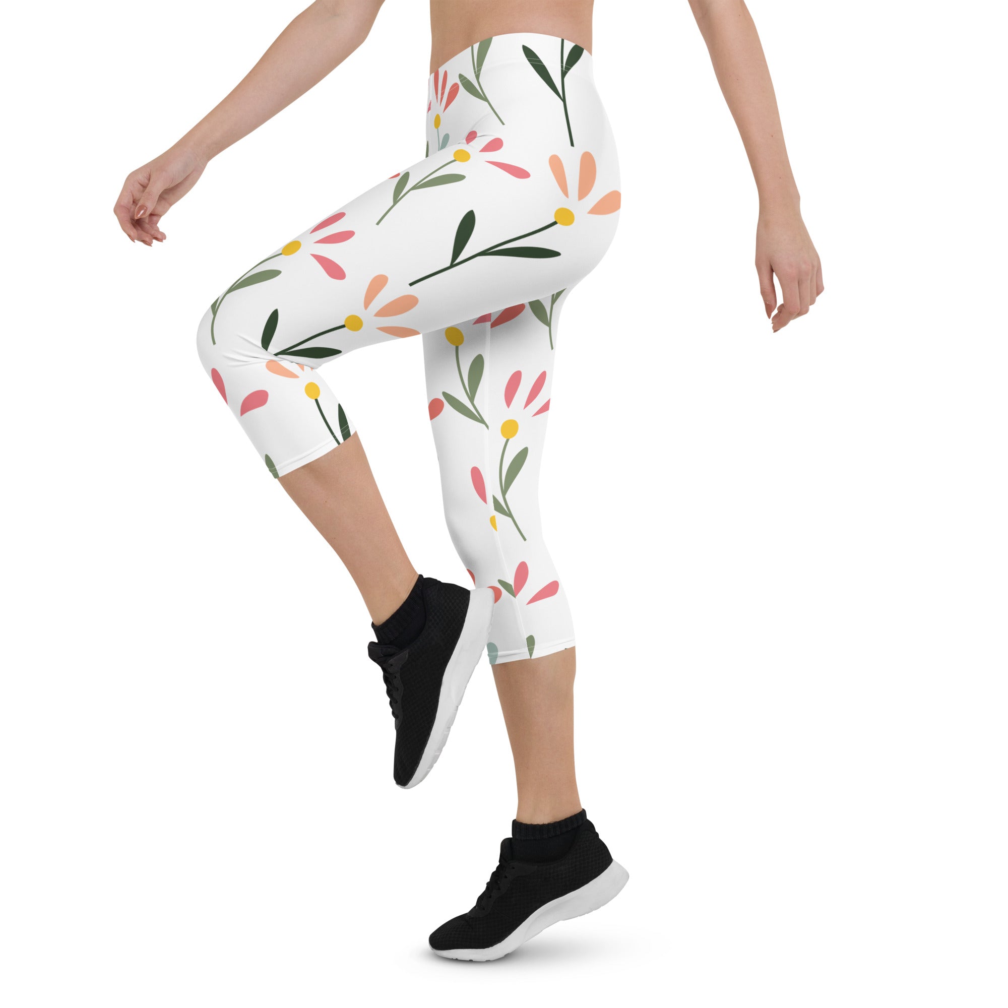 SORTYGO - Flowers 56 Capri Leggings in