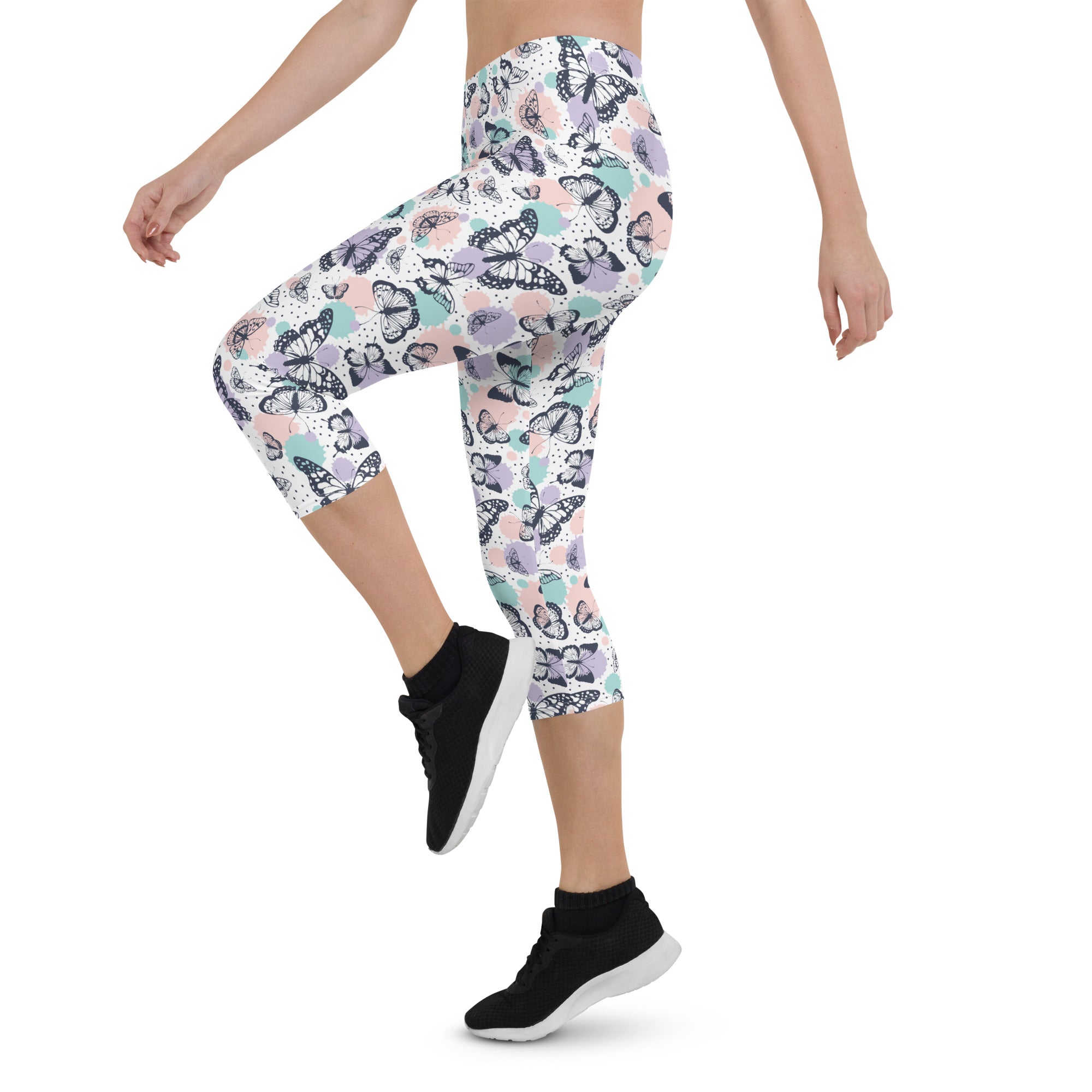 SORTYGO - Wings of Beauty Capri Leggings in